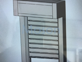激光工作站防護(hù)門